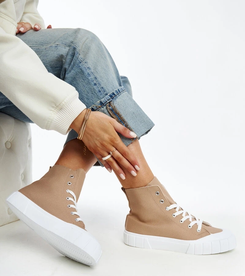 Vinkovy vysoké hnědé tenisky