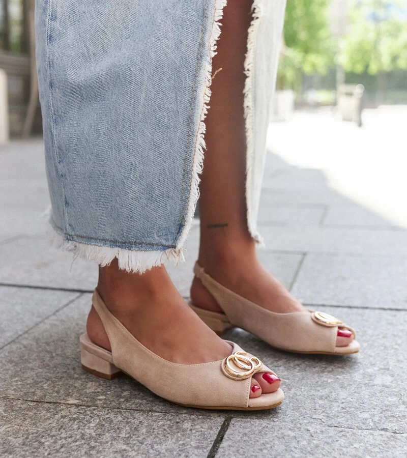 Sandalety s kůžovou vložkou Warda