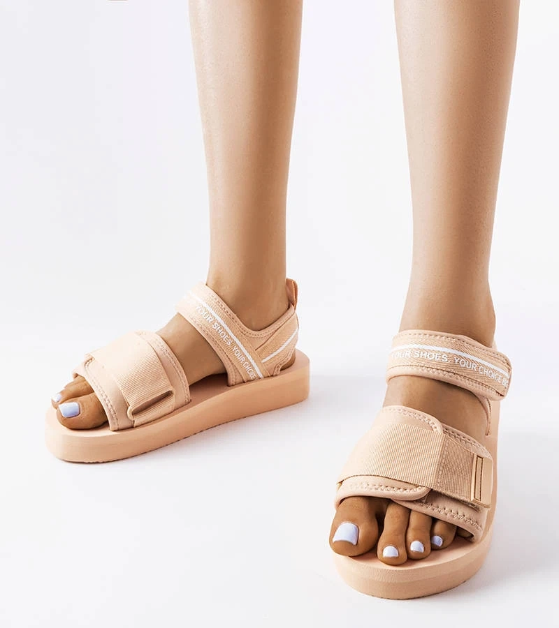 Béžové pěnové sandály Big Star LL274787