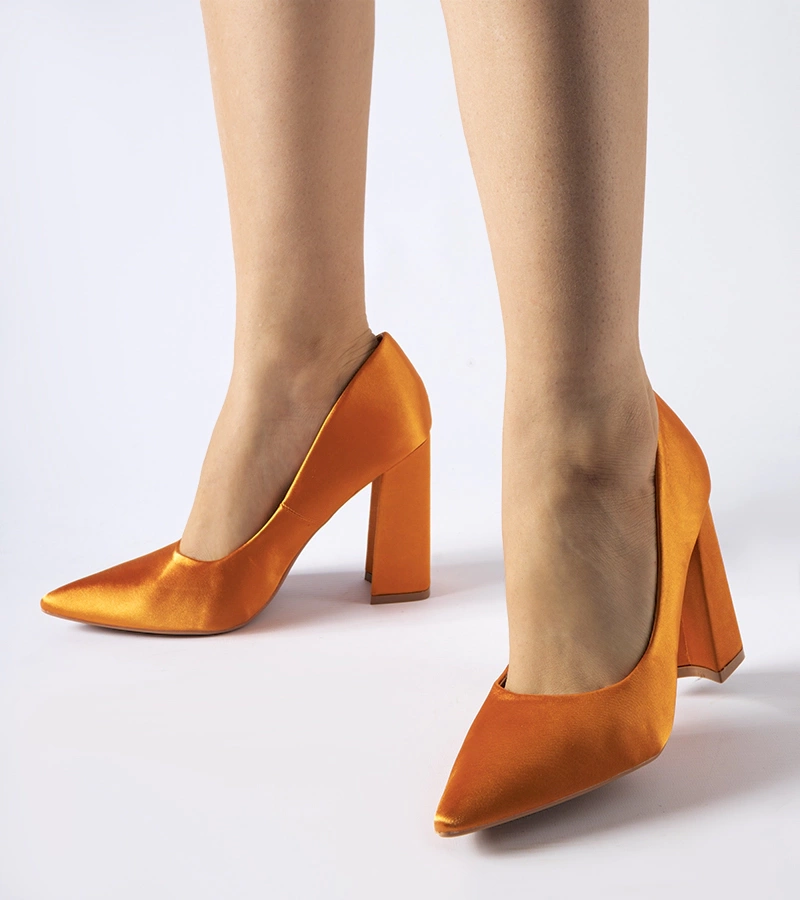 Oranžové stiletky Belle 9820 ORANGE