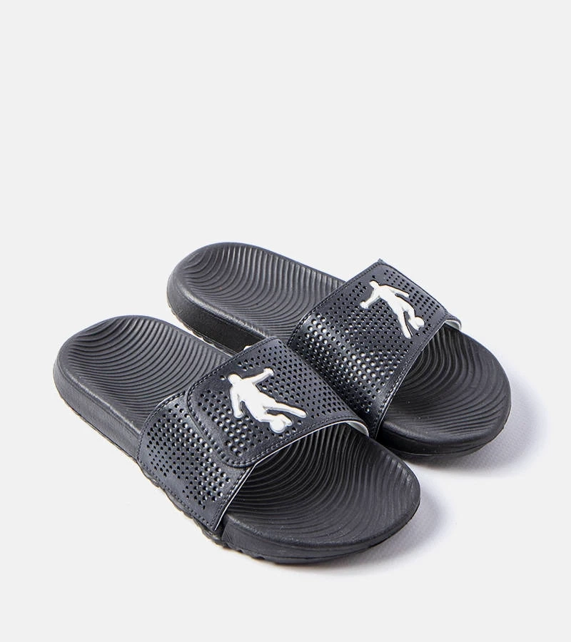 Černé dětské gumové žabky Athens