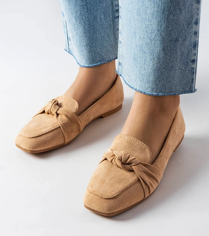 Béžové mokasíny Samika