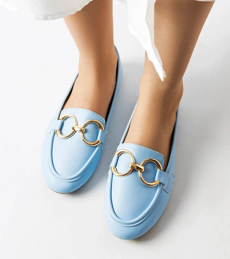 Modré dámské mokasíny Couturier