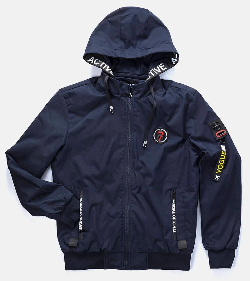 Pánská tmavě modrá přechodová bunda Tollmache