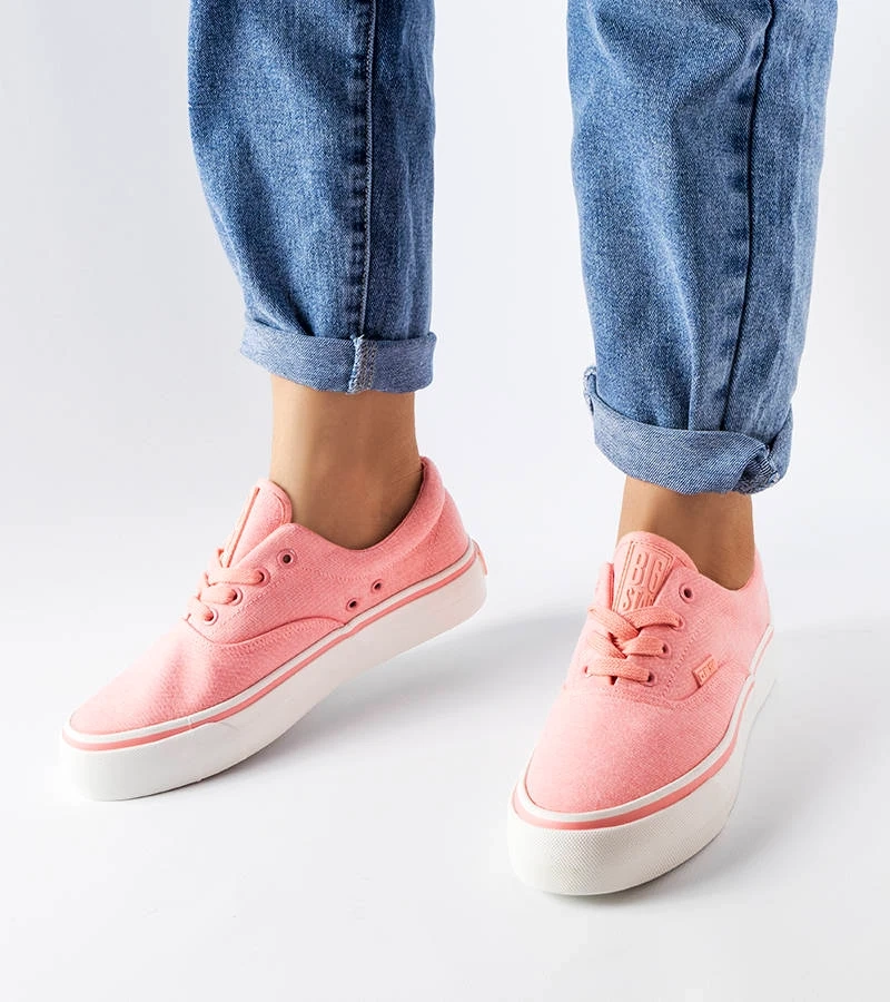 Růžové tenisky Big Star LL274147