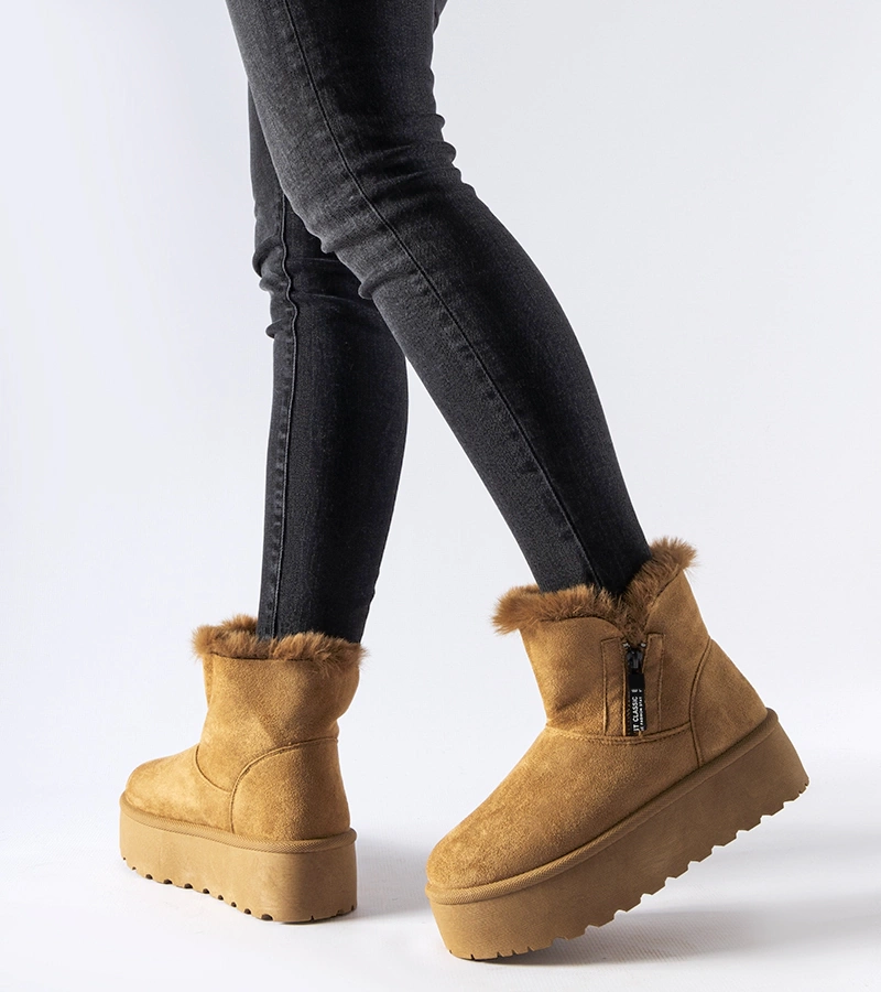 Hnědé sněhule na platformě Points