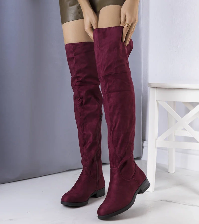 Bordó zateplené motýlky Salci