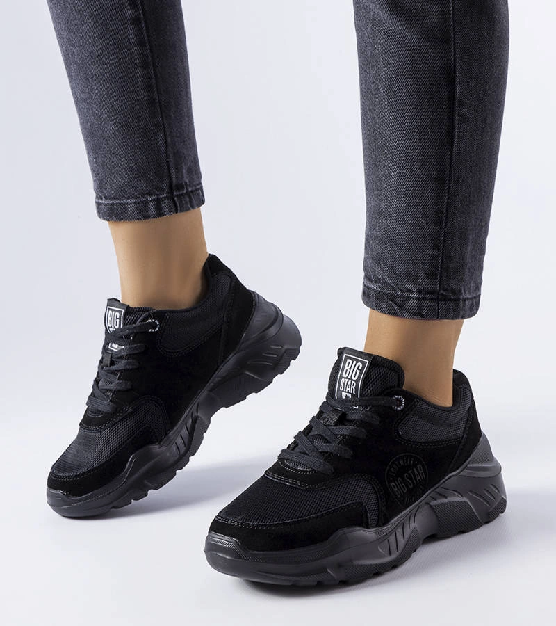 Černé tenisky Big Star JJ274A113