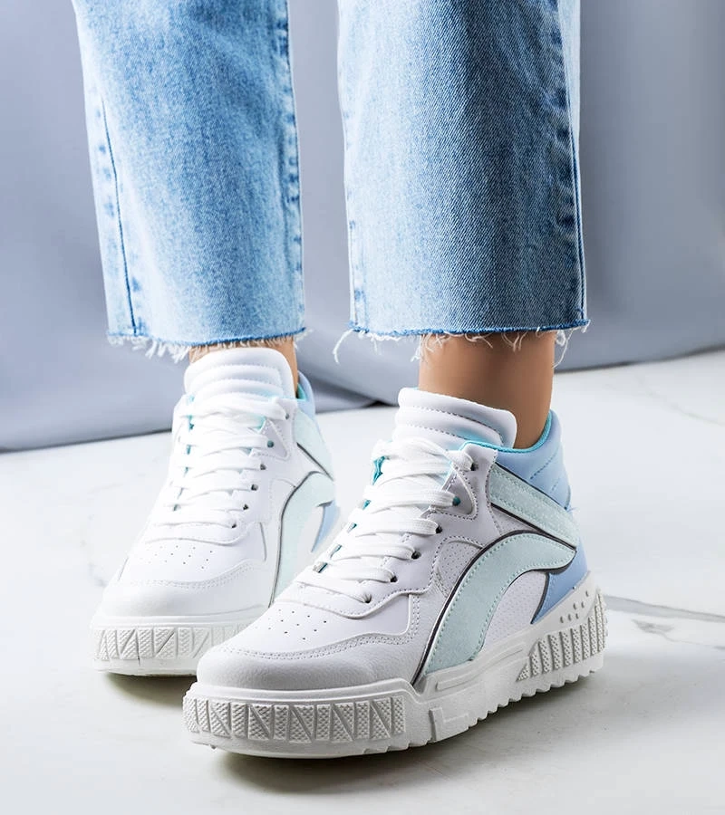 Modré kotníkové tenisky Clyme