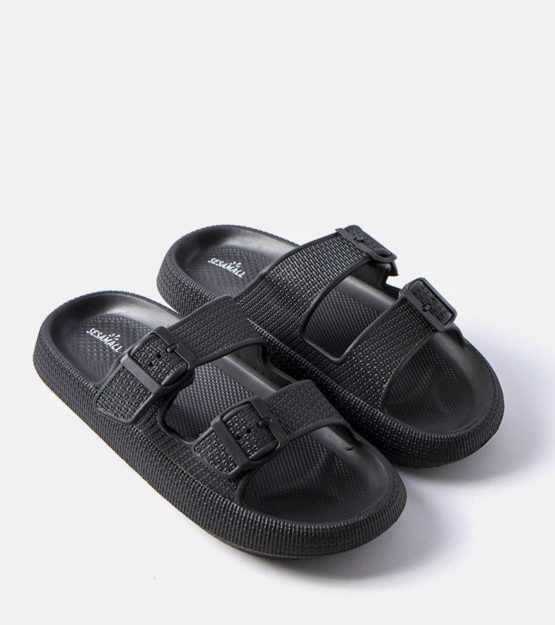 Černé pánské žabky Karersee