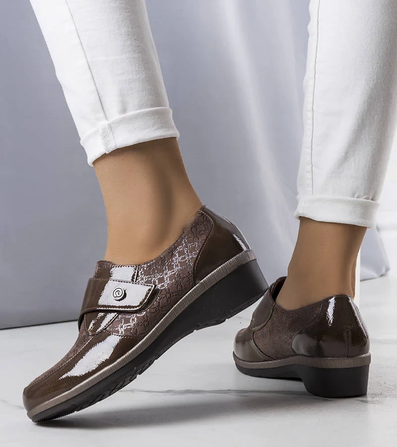 Hnědé polobotky Drancy