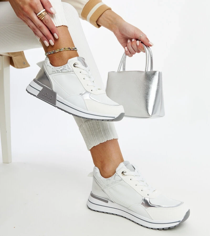 Bílé tenisky na platformě Kerttu