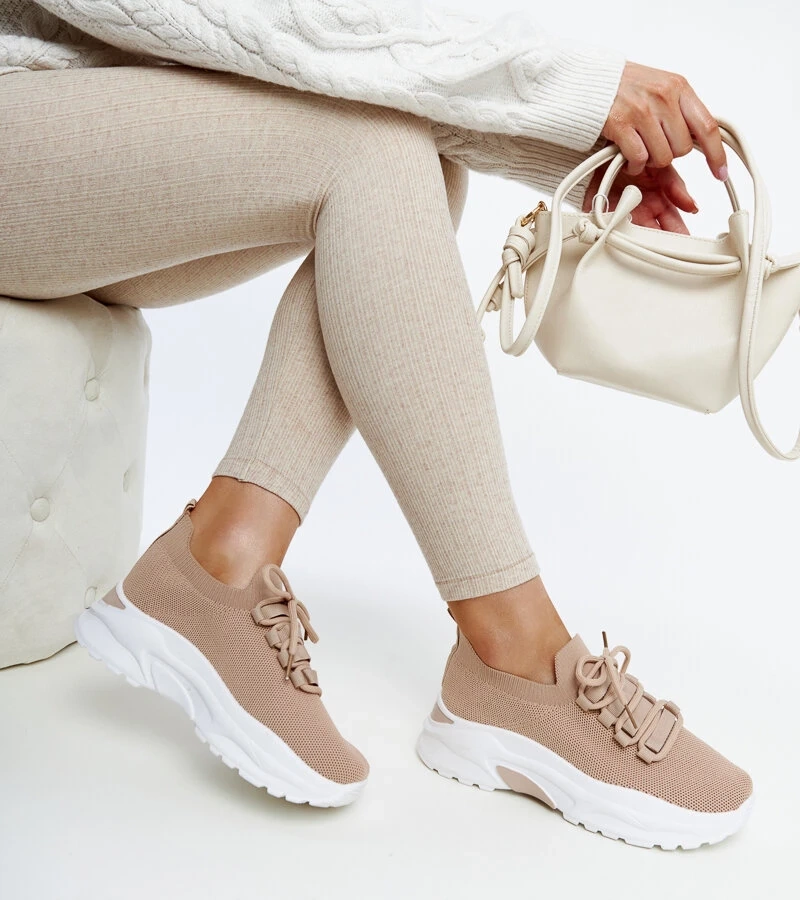 Hnědé sportovní tenisky Iveta