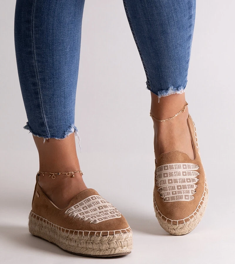 Hnědé espadrilky Big Star JJ274892