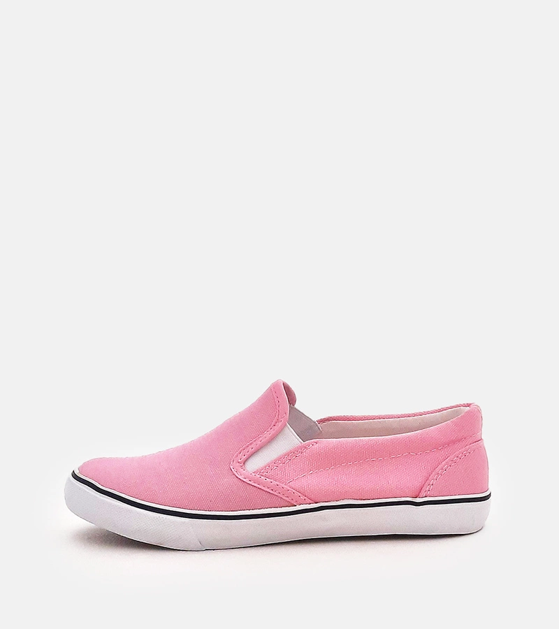 Růžové dětské slip-on tenisky Lagunes