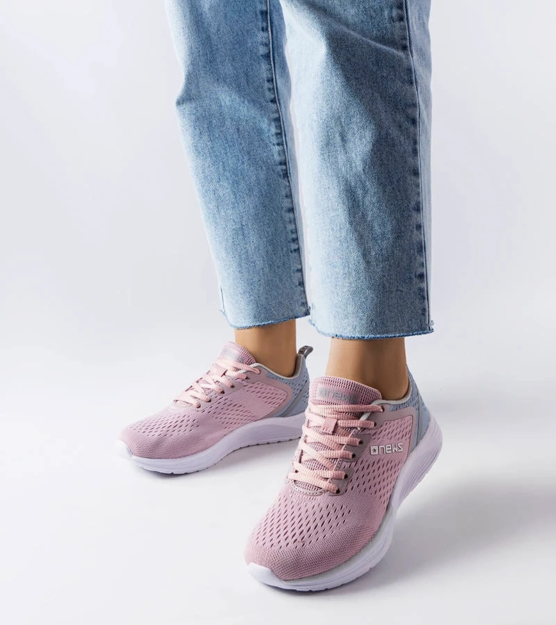 Růžové sportovní tenisky Nairene