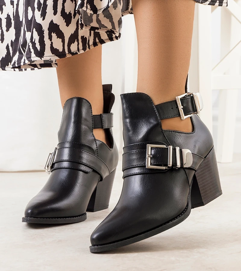 Black boty women's Itabi