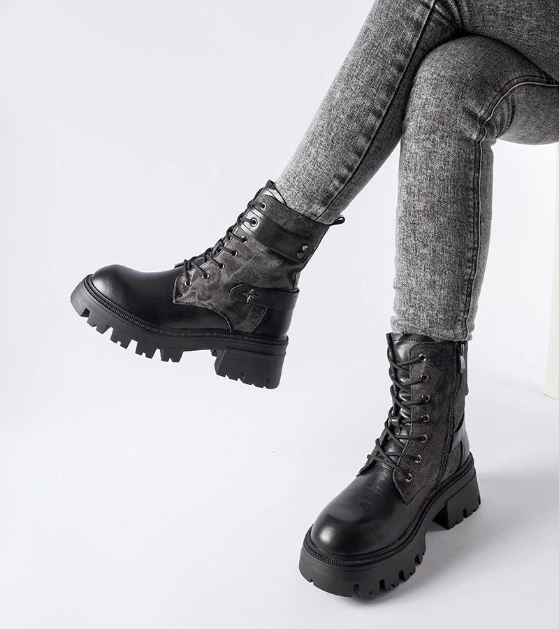 Černé zateplené trapery s ochranou Norwalk