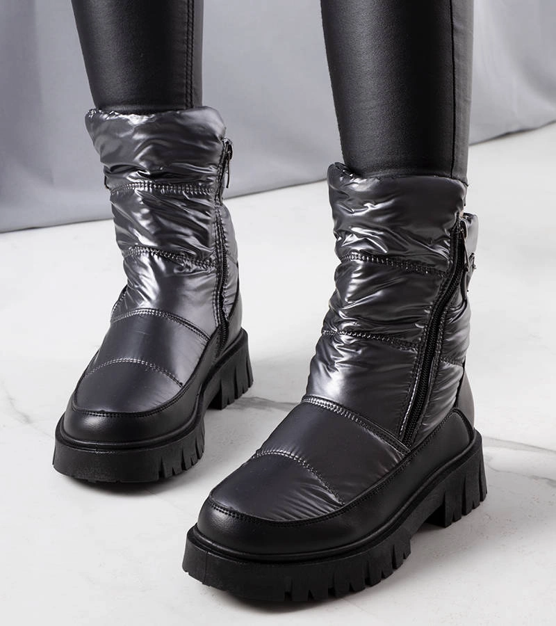 Dámské stříbrné sněhule Koltso