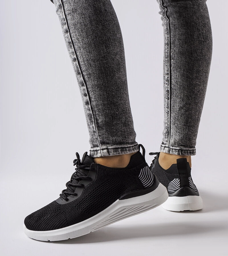 Černobílé tenisky Nelson