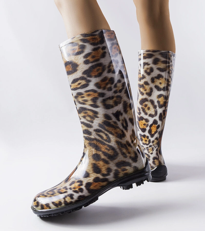 Hnědé vysoké holinky Pimen