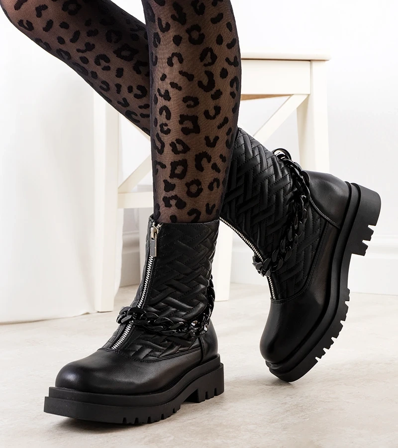 Black boty dámské Feira