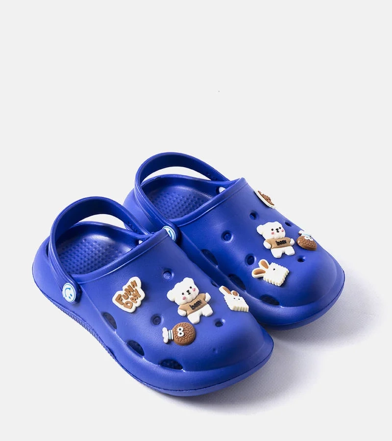 Modré žabky se zakrytým nosem Daviau