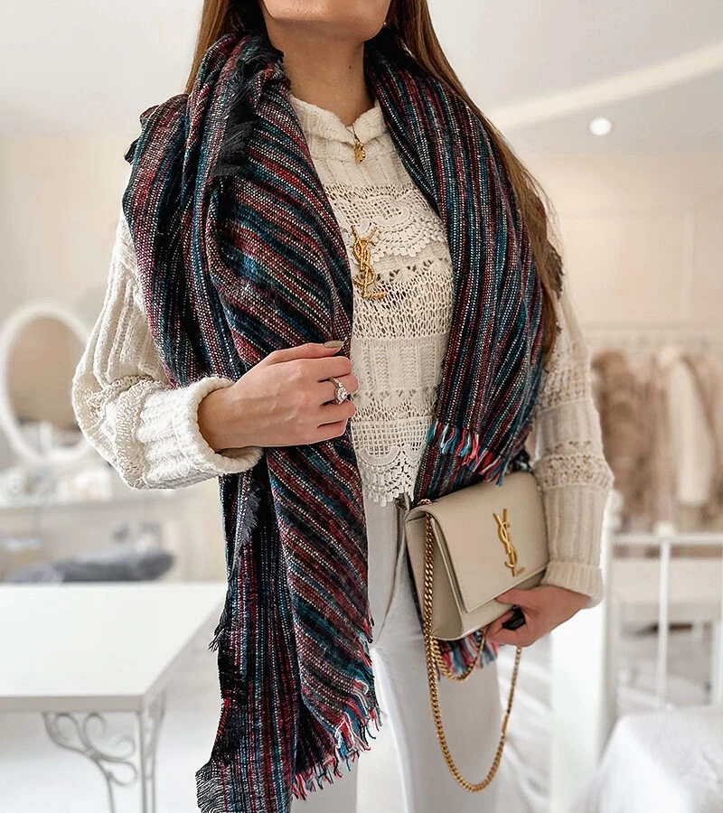 Námořnicky modrá šála Kobe