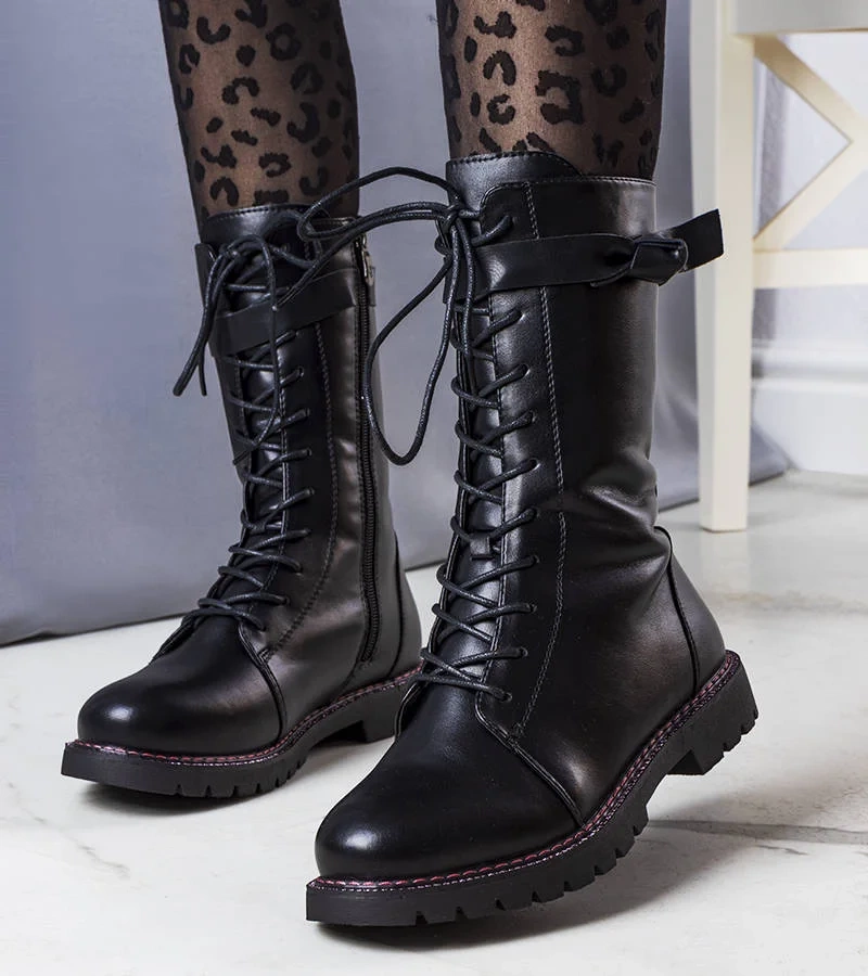 Černé zateplené návleky Corbi