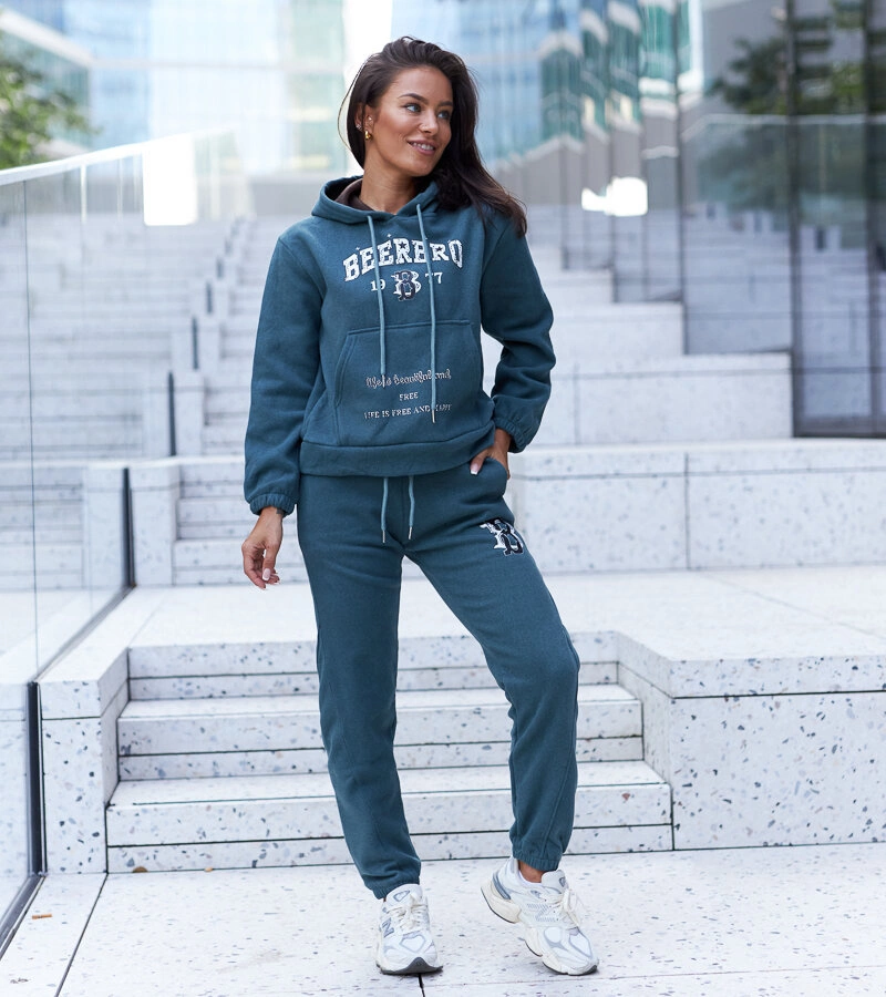 Zelený polární teplákový set Beerbro