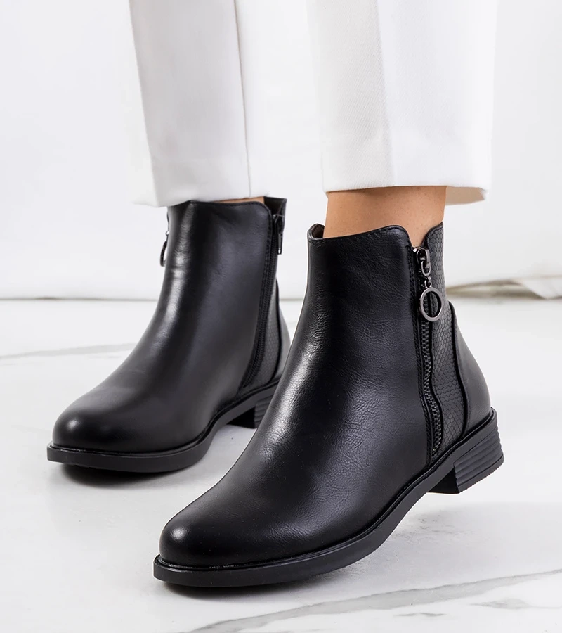 Black boty Lakeshore