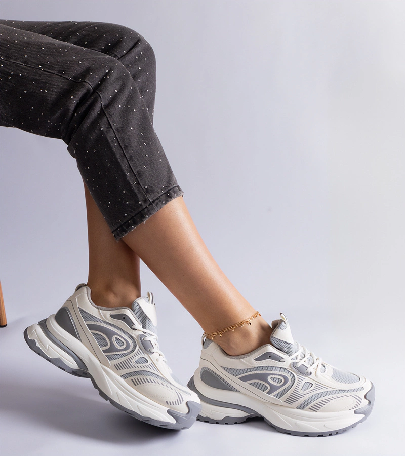 Šedé dámské sportovní tenisky Limon