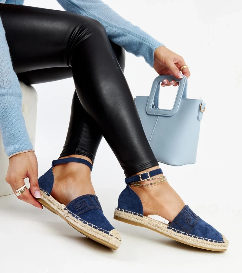 Hnědé espadrilky s ozdobou Aydan