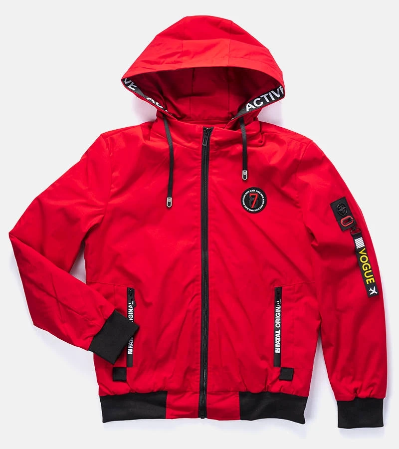 Pánská červená přechodná bunda Tollmache