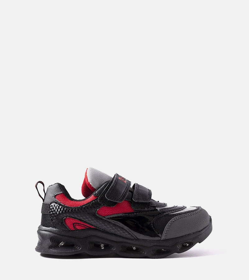 Černé tenisky se svítící podrážkou Rue