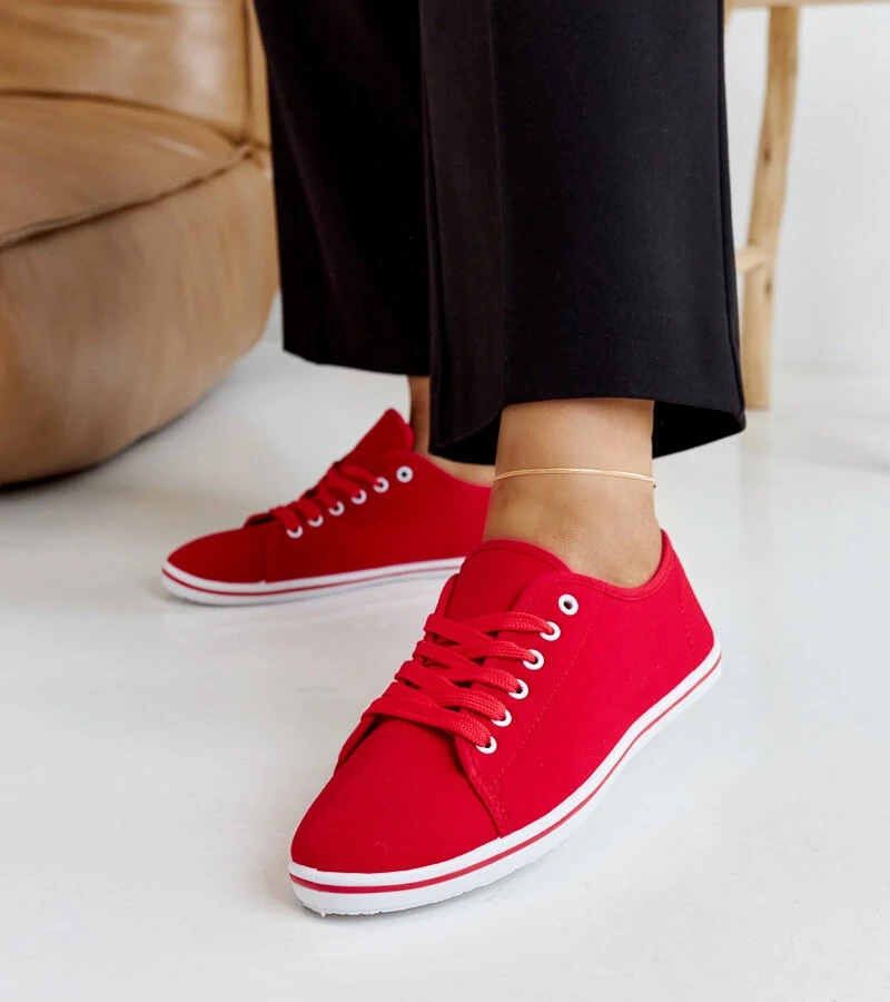 Červené klasické tenisky Ramira