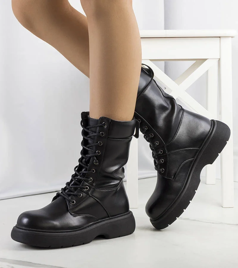 Dámské černé trapery Costel