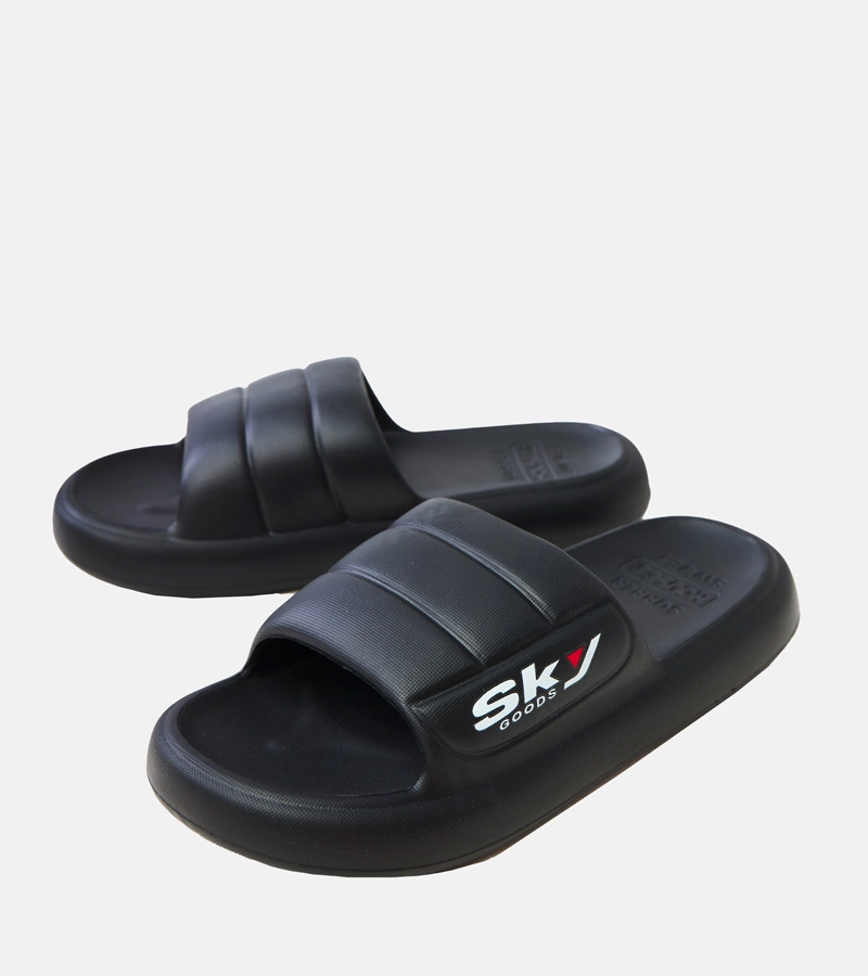 Černé pánské gumové pantofle Torwald