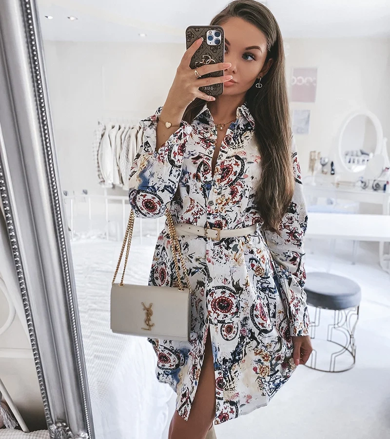 Dámská bílo-červená tunika Zama