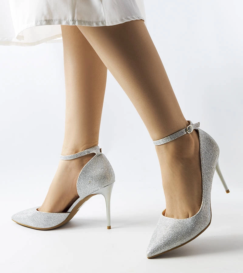 Stříbrné brokátové jehly Nikolina