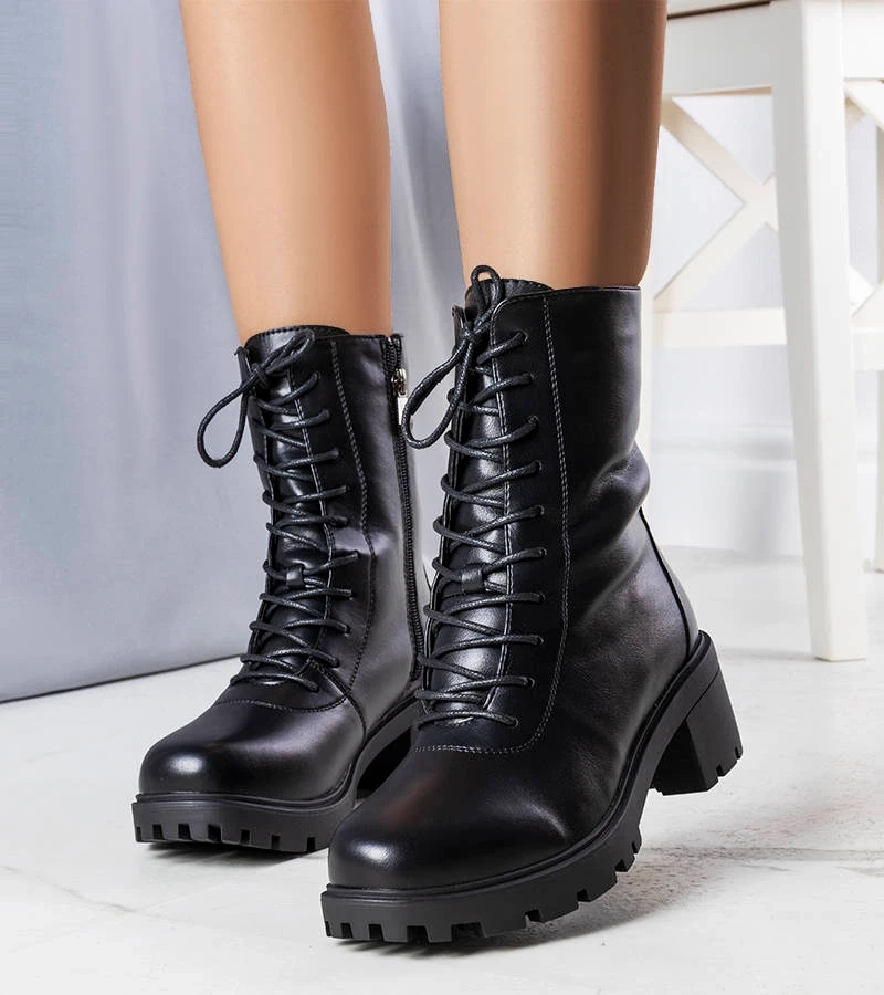 Černé zateplené boty Casgra