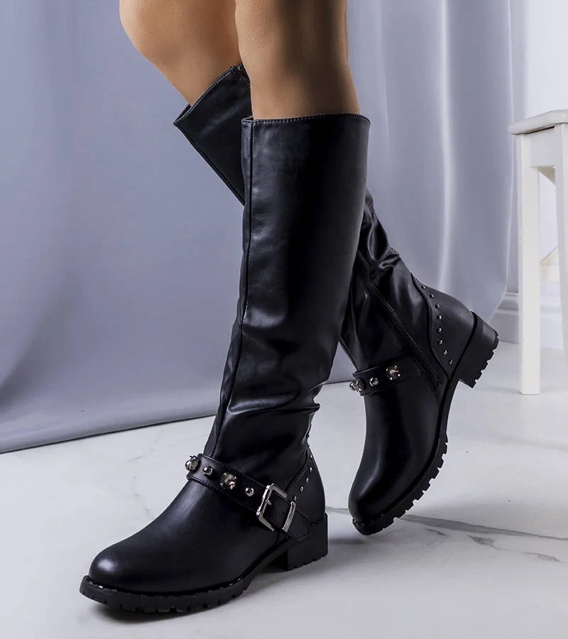 Černé zateplené boty Zigna