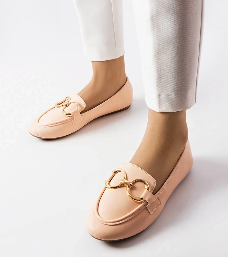 Béžové dámské mokasíny Couturier