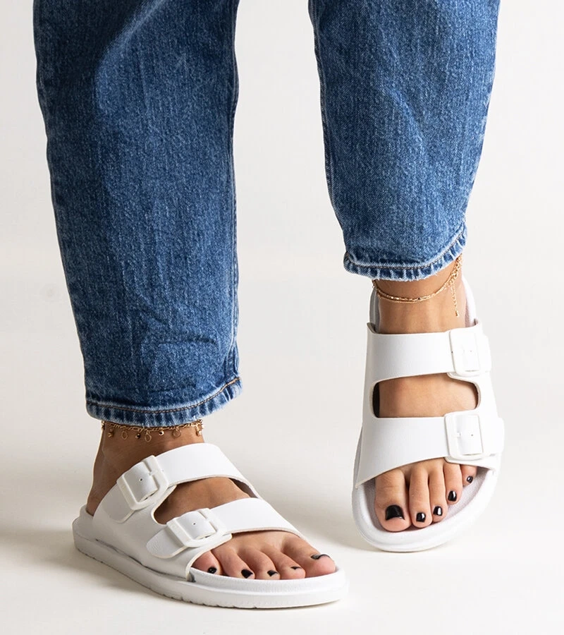 Bílé pantofle Big Star NN274A751