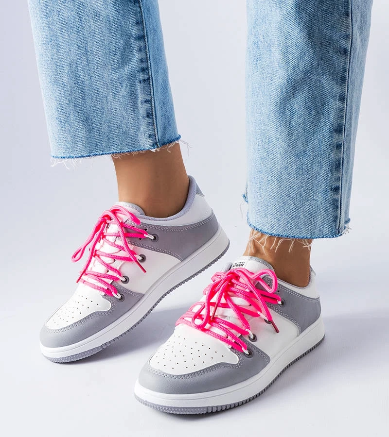 Bílé retro tenisky Shari